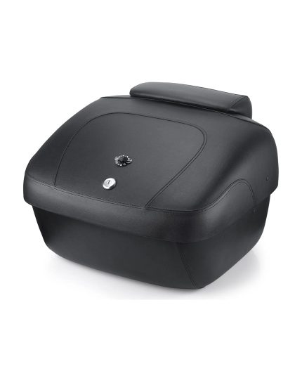 44L - Premium Extra Large Honda Leather Wrapped Hard Motorcycle Trunk