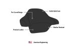 Viking Premium Tour Pack Backrest Pad For Harley Electra Glide - Image 9