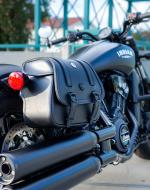 25L - SpiritBlade Large Indian Scout Rogue Sixty Leather Motorcycle Saddlebags - Image 4