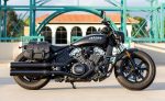 25L - SpiritBlade Large Indian Scout Bobber Leather Motorcycle Saddlebags - Image 2