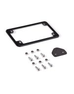 Viking Turn Signal & License Plate Relocation/ Extension Kit For Harley Softail Fat Boy Black - Image 2