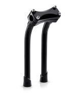 Viking Warlock 12" Pullback Handlebar Risers for Harley Dyna Super Glide Custom FXDC/I Gloss Black
